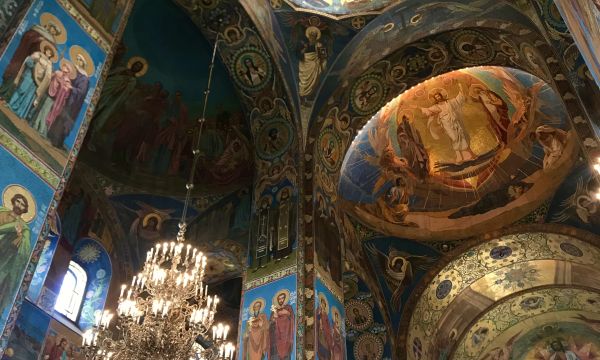 Savior on the spilled blood church Inside