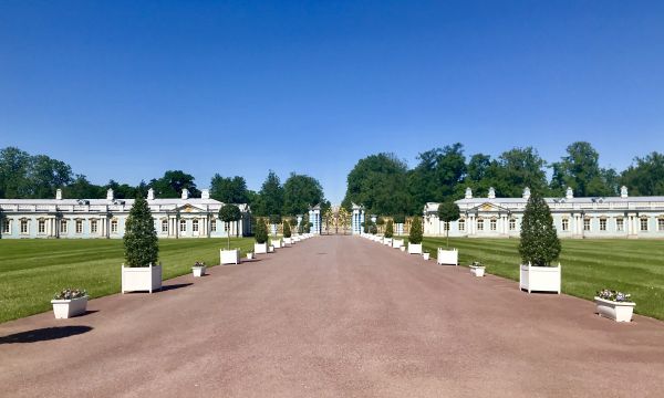 The main square of the Catherine Palace