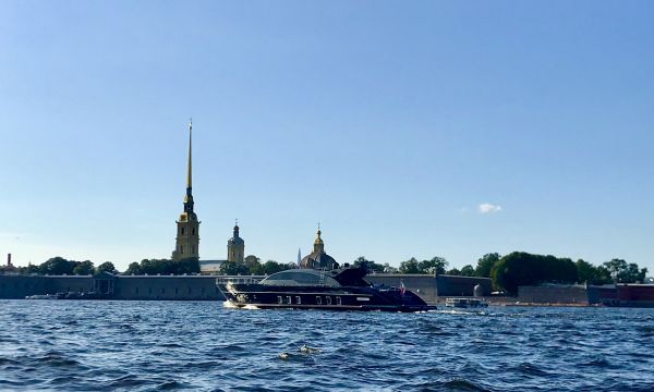 The Neva river and the Peter and Paul Fortress